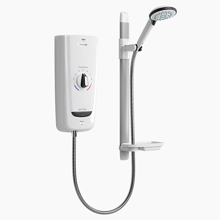 Mira Advance 8.7kW Thermostatic Electric Shower 1.1785.001 White/Chrome