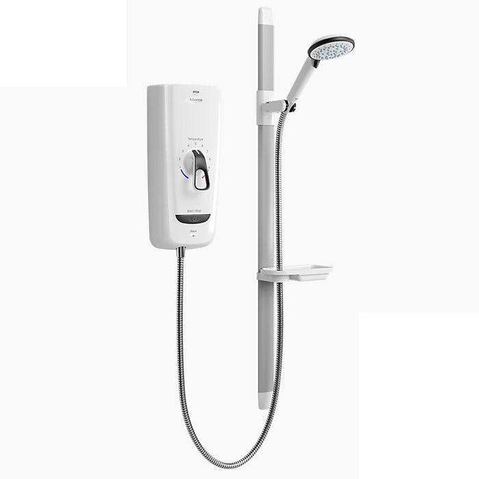 Mira 1.1785.005 Advance Flex Extra (8.7kW) White Thermostatic Electric Shower