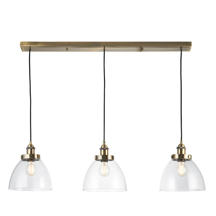 Endon Lighting Hansen 3lt Linear Pendant