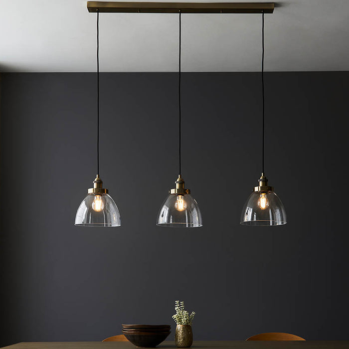 Endon Lighting Hansen 3lt Linear Pendant