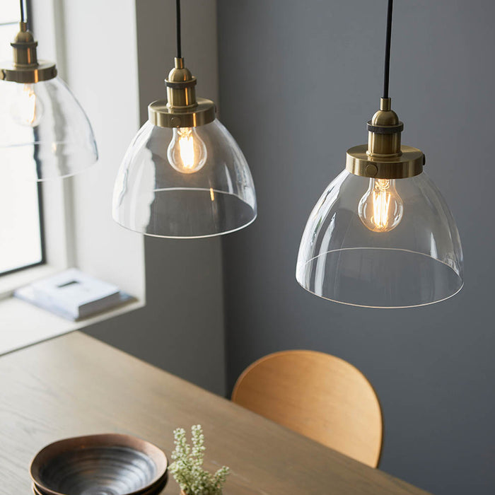 Endon Lighting Hansen 3lt Linear Pendant