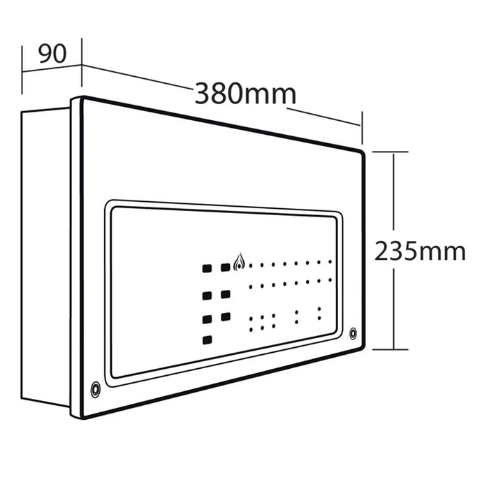 C-TEC XFP501E/X XFP 1 Loop 16 Zone Addressable Fire Alarm Panel XP95