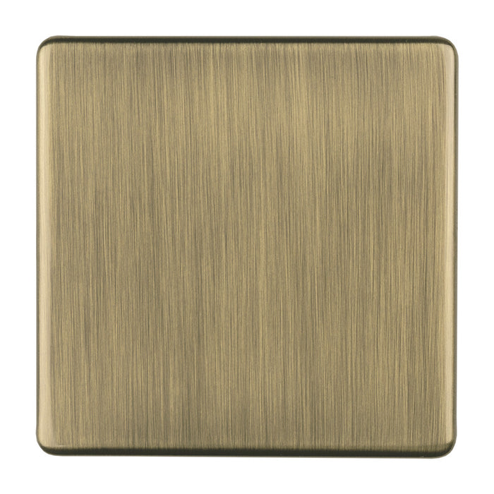 Antique Brass Screwless Switches and Sockets Flat Concealed Plate