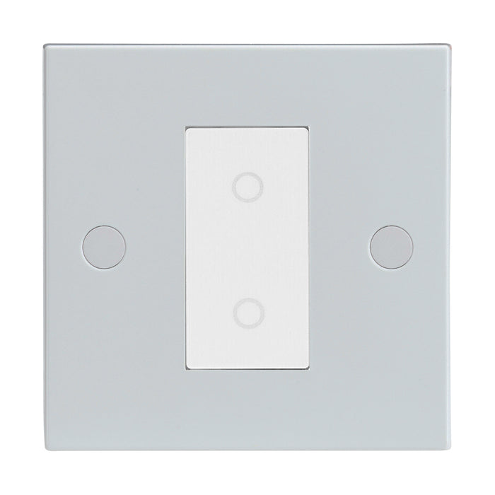 White 1 Gang Single Master Touch Dimmer Switch White Insert