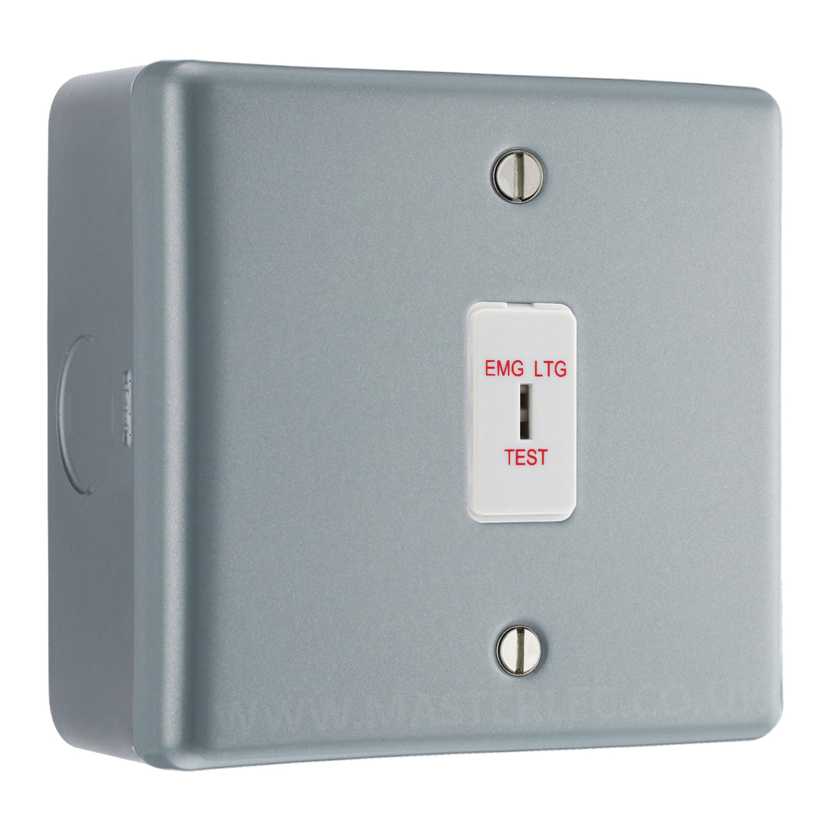 BG 10 Amp 1 Gang Metal Clad EMG LTG Emergency Light Test Secret Key Sw ...