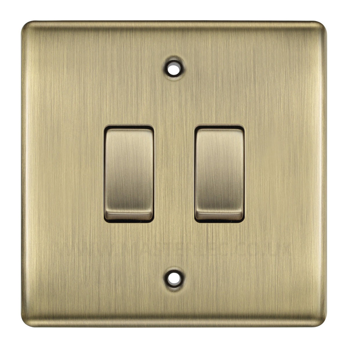 BG Nexus Black Nickel 2G Lichtschalter 1x 2-fach + 1x