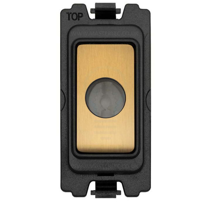 Antique Gold Screwless Custom Grid Plate Switch Components Satin Brass GCAG Full Range