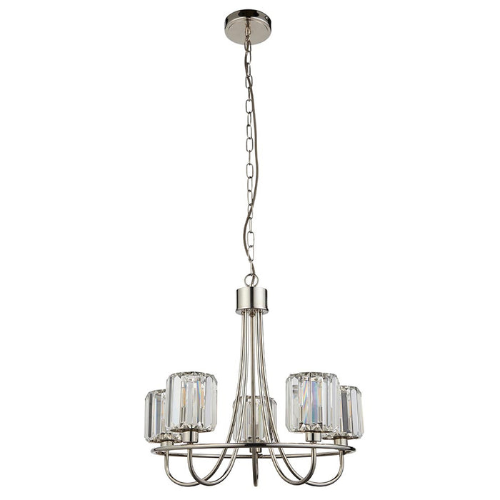Endon Lighting Bright Nickel Berenice 5 Light Pendant 104108