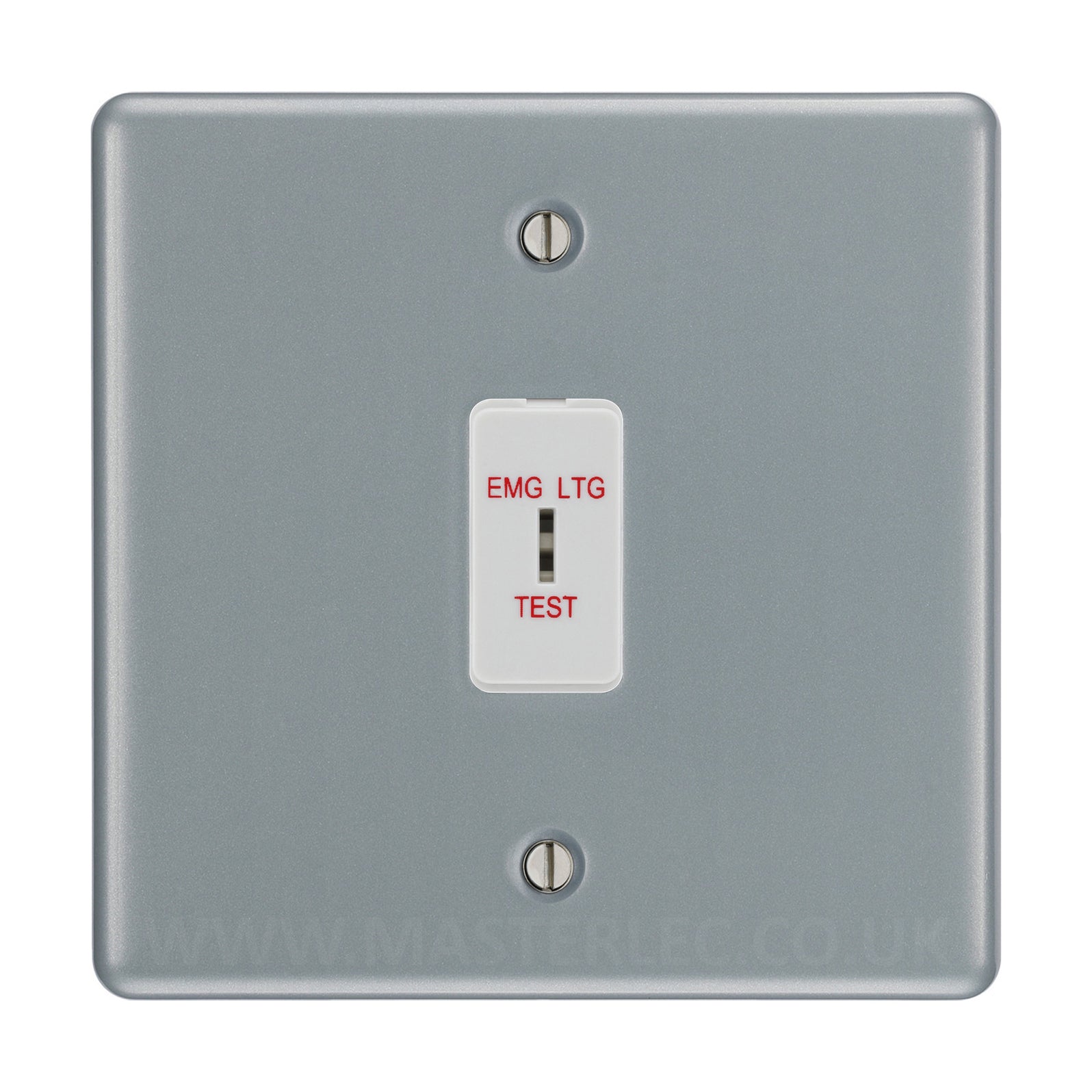 BG 10 Amp 1 Gang Metal Clad EMG LTG Emergency Light Test Secret Key Sw ...