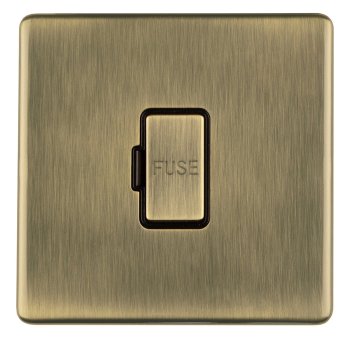 Antique Brass Screwless Switches and Sockets Flat Concealed Plate