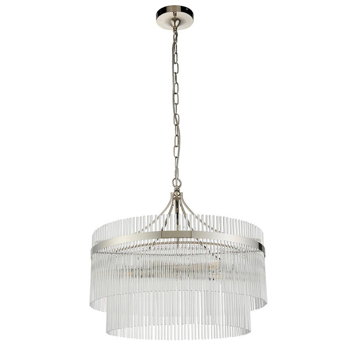 Endon Lighting Bright Nickel Marietta 5lt Pendant 104112