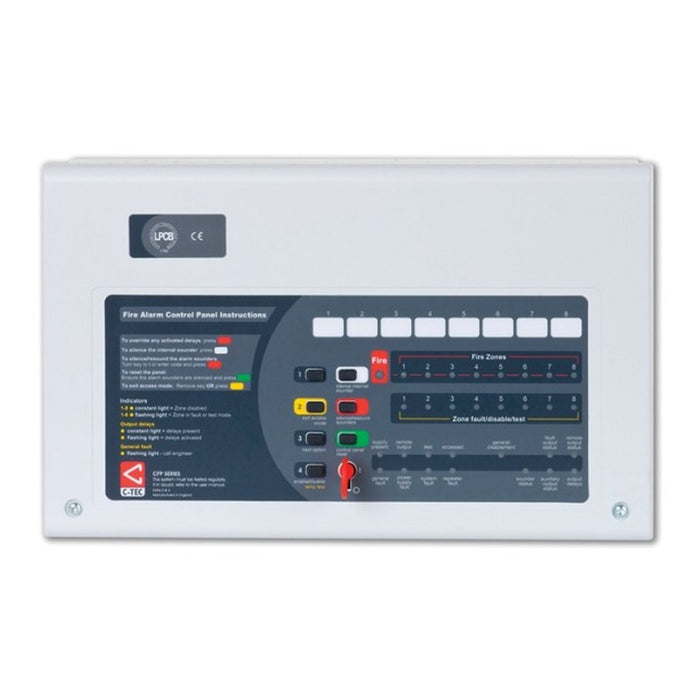 C-TEC CFP Ecomoy 8 Zone Conventional Fire Alarm Panel CFP708E-4