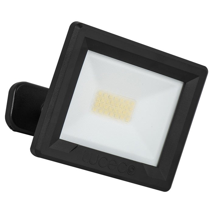 Luceco 20-Watt Essence Security Floodlight with Ball Joint EFLD20B40-06 4000K IP65 Black