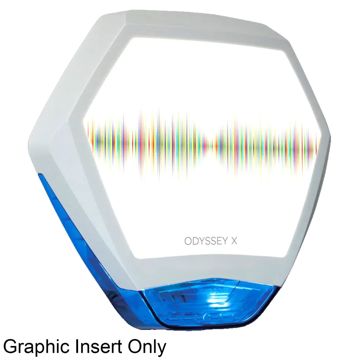 Front Cover Inset Texecom Odyssey X3 Bell Box Graphic Front Cover Insert White — Masterlec