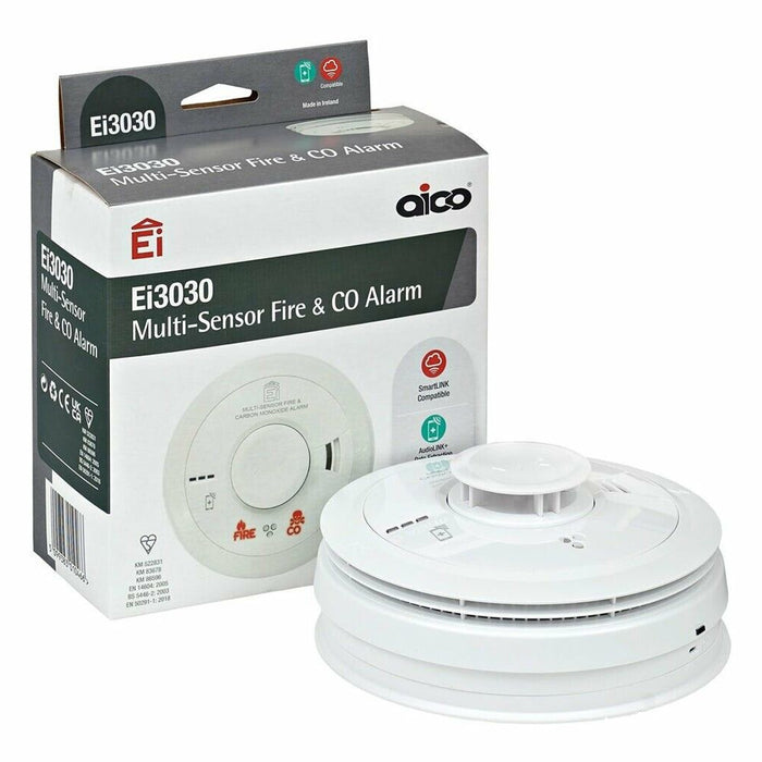 Ei3030 Multi-Sensor Fire and Carbon Monoxide Alarm with Battery Backup