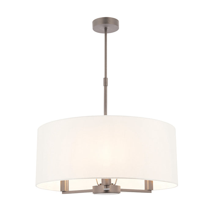 Endon Lighting Matt Nickel Daley 3lt Pendant 60241