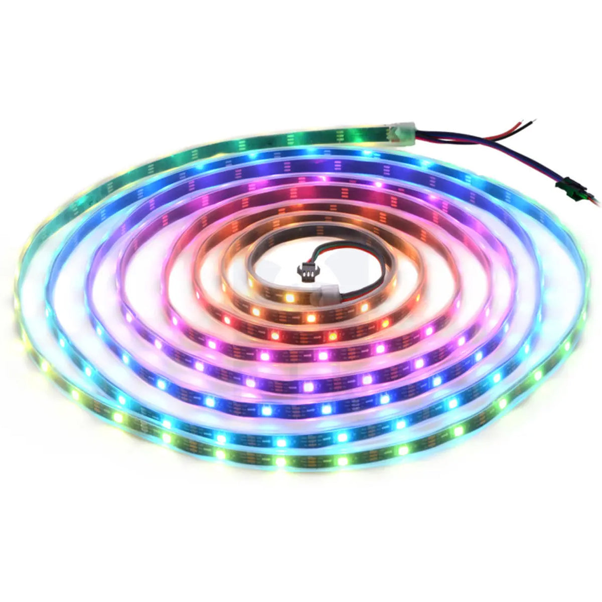 5M Running RGB LED Strip Light – Waterproof SMD 5050, Plug & Play Magi ...