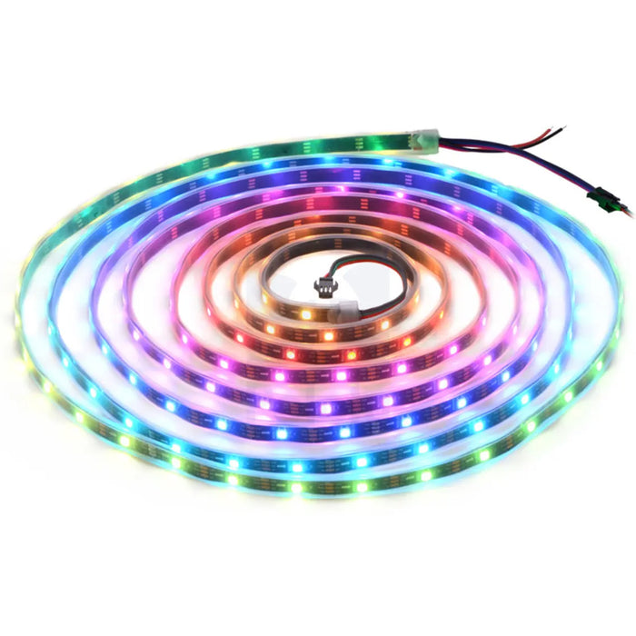 5M Running RGB LED Strip Light – Waterproof SMD 5050, Plug & Play Magic Lighting Kit