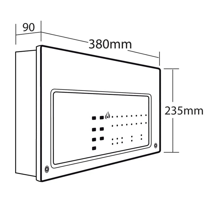 C-TEC CFP704-2 CFP AlarmSense 4 Zone Two-Wire Fire Alarm Panel