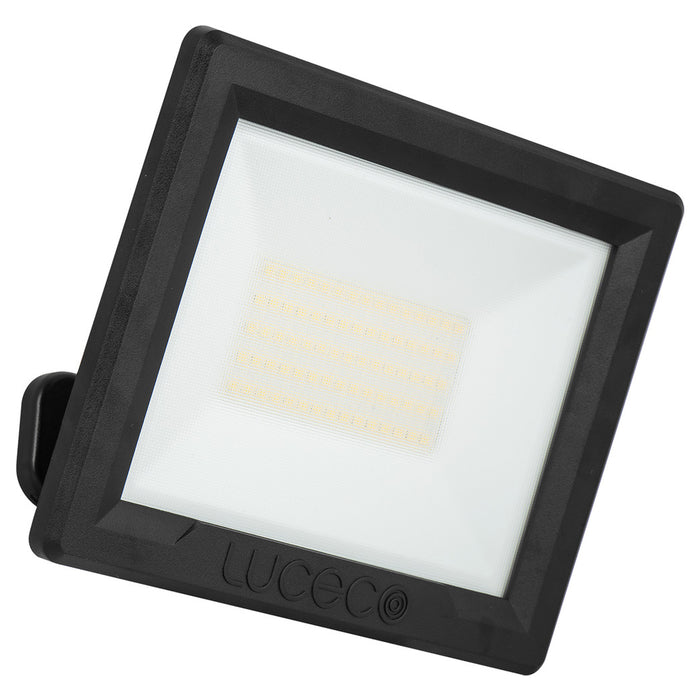 Luceco 50-Watt Essence Security Floodlight with Ball Joint EFLD50B40-06 4000K IP65 Black