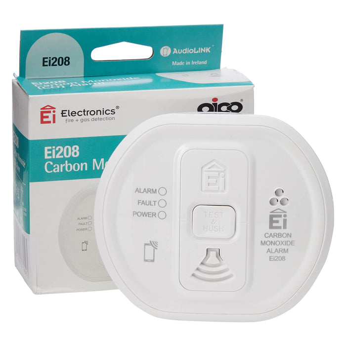Aico EI208 Carbon Monoxide Alarm Lithium Battery CO Alarm
