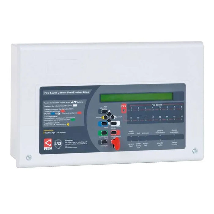 C-TEC XFP501E/X XFP 1 Loop 16 Zone Addressable Fire Alarm Panel XP95