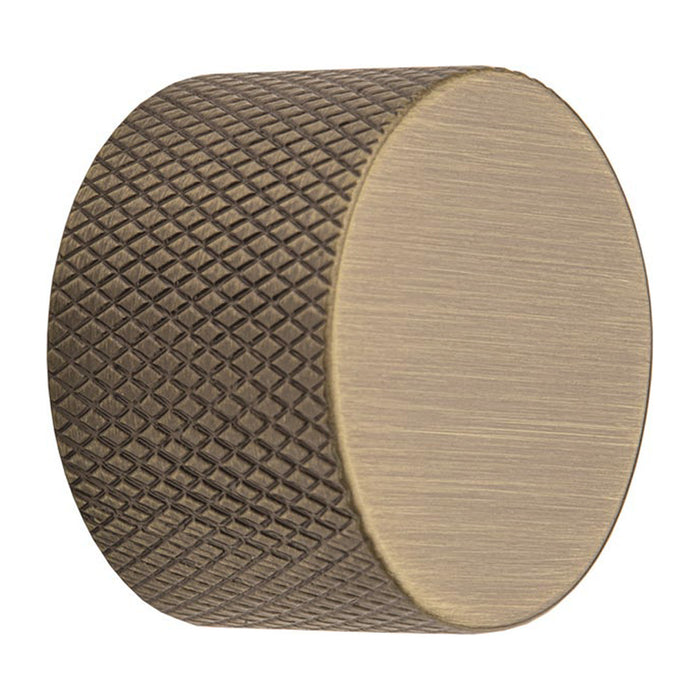 Antique Brass Knurled Dimmer Knob Universal Replacement D-Shaped