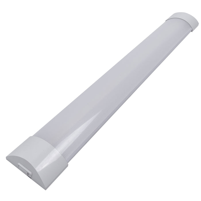 Aires 2ft 18W Colour Switchable LED Flat Batten 3K, 4K & 6.5K IP20 ARIES-2-CT