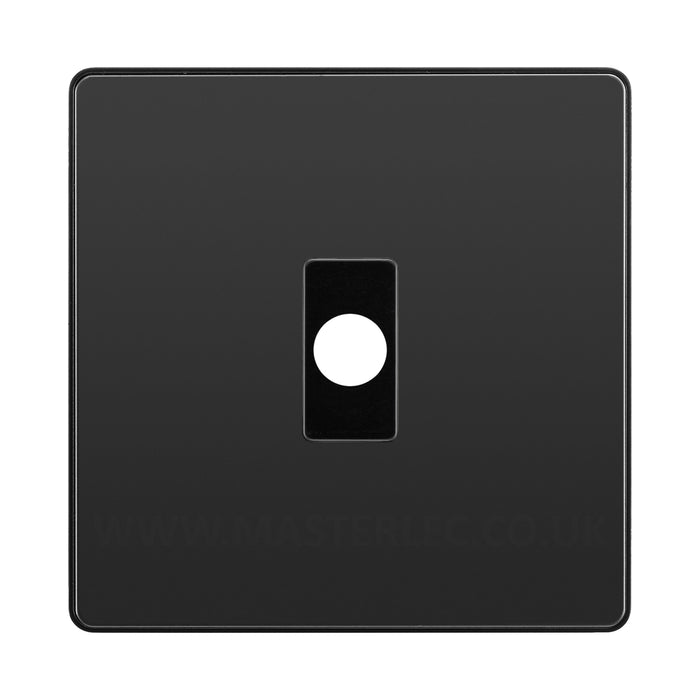 BG Evolve Black Chrome Flex Outlet Socket Black Insert PCDBCFLEXB