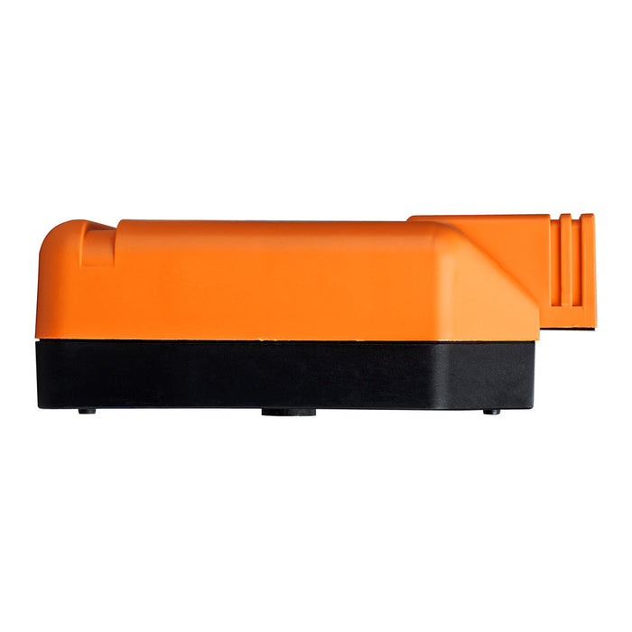 Masterplug ELS13O Heavy Duty Single Trailing Socket 1 Gang 13A Orange Permaplug