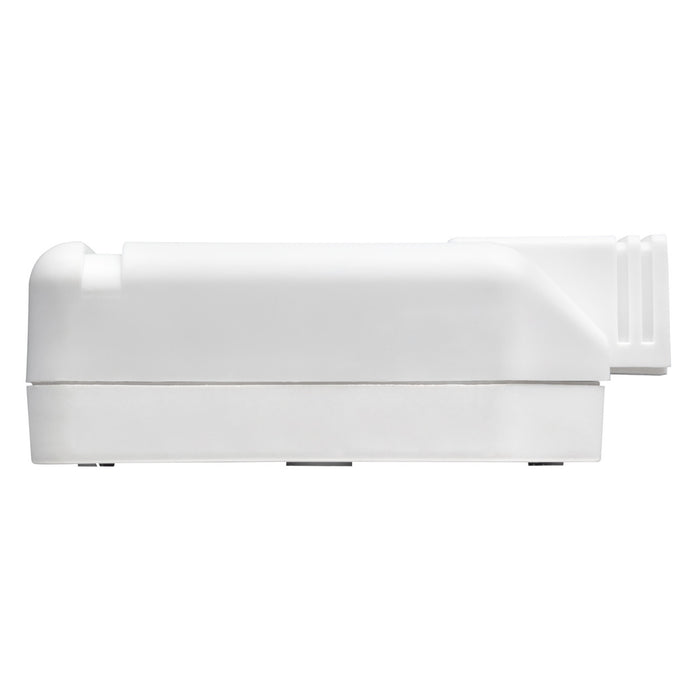 Masterplug ELS13W Heavy Duty Single Trailing Socket 1 Gang 13A White Permaplug