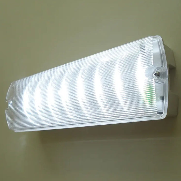 Eterna KEM3ML LED Emergency Bulkhead Light Fitting 4W Economy Maintained