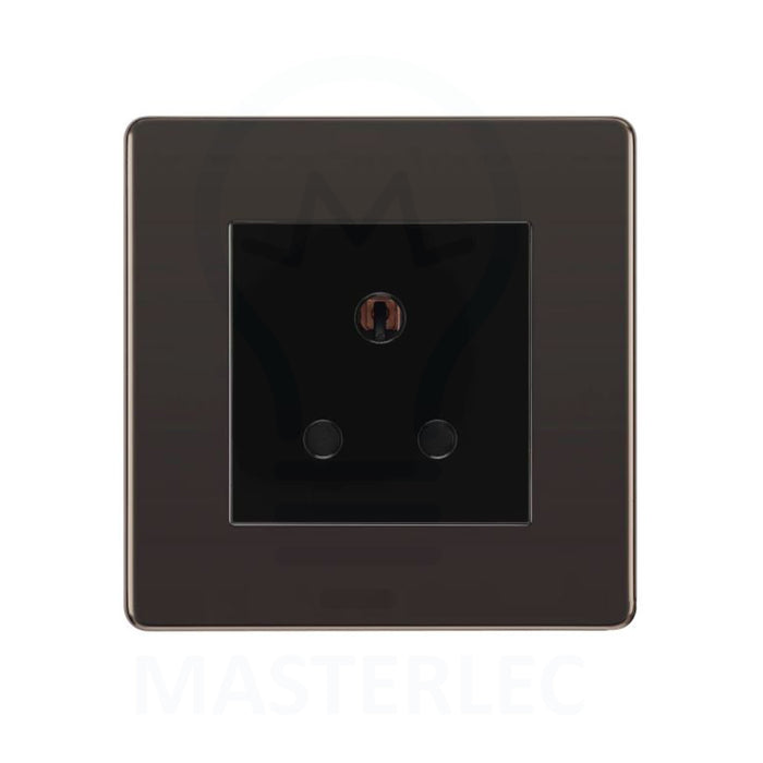 BG Nexus Screwless Flat Plate Black Nickel Switches and Sockets Black Inserts Full Range