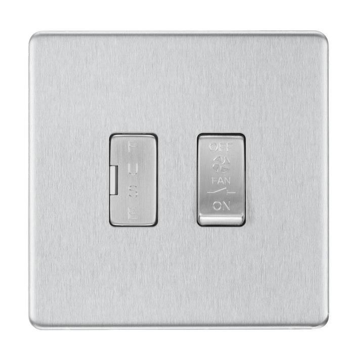 BG Nexus Screwless Flat Plate Brushed Steel Switches and Sockets Grey Inserts Full Range