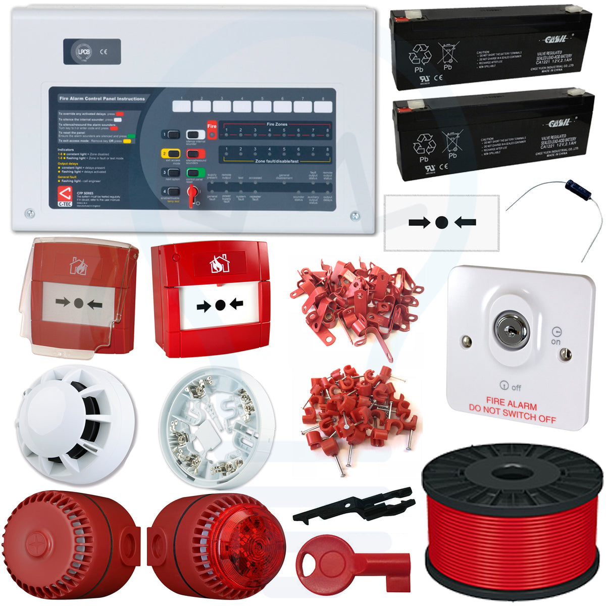 C-TEC 2, 4 & 8 Zone Build Your Own Custom Fire Alarm Kit — Masterlec