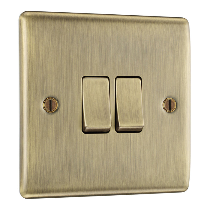 BG Nexus Antique Brass Switches and Sockets Black Inserts Full Range