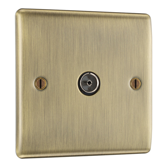 BG Nexus Antique Brass Switches and Sockets Black Inserts Full Range