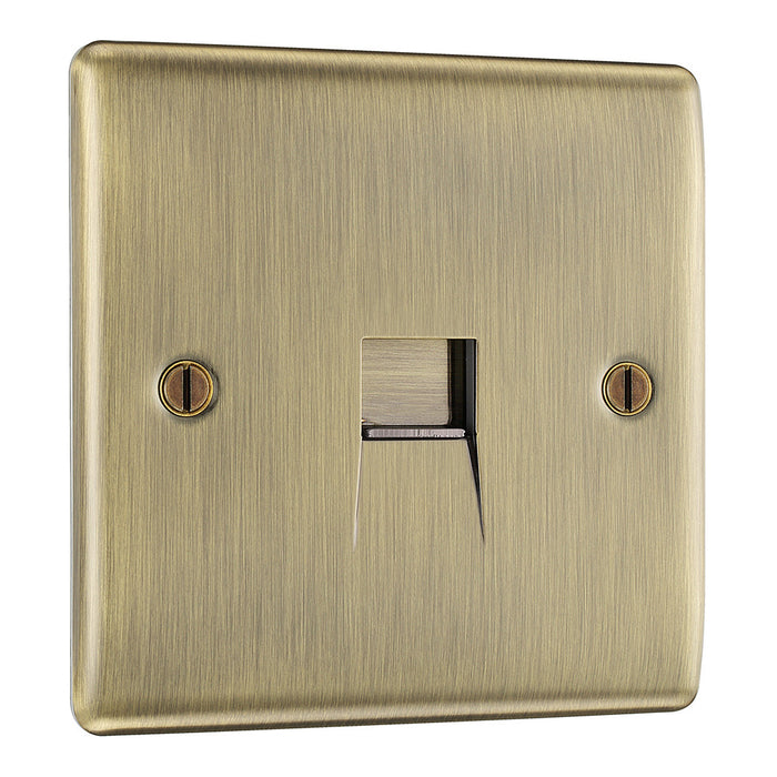 BG Nexus Antique Brass Switches and Sockets Black Inserts Full Range