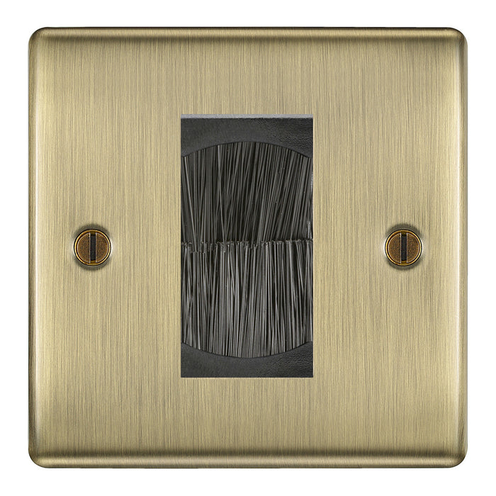 BG Nexus Antique Brass Switches and Sockets Black Inserts Full Range