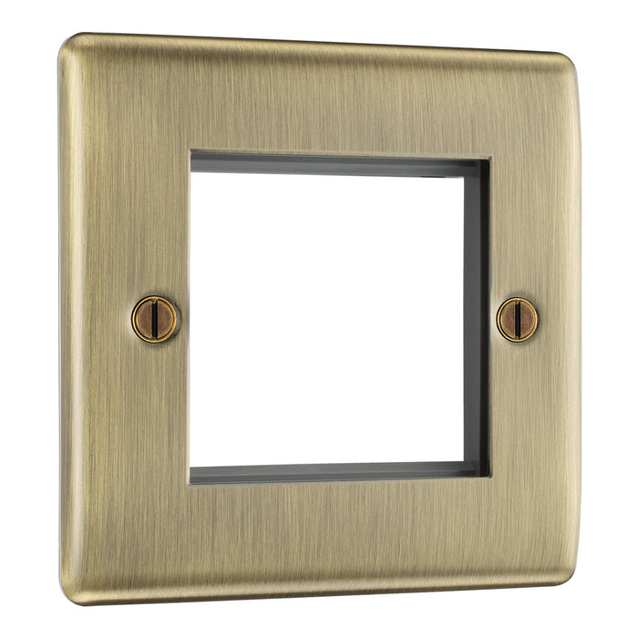 BG Nexus Antique Brass Switches and Sockets Black Inserts Full Range