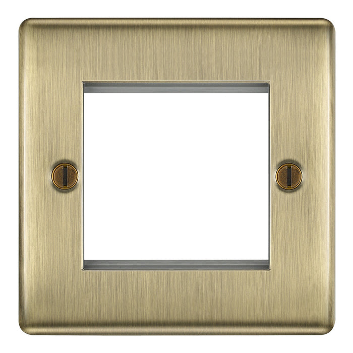 BG Euro Module Faceplates Brushed Steel, Polished Chrome, Black Nickel & Polished Brass