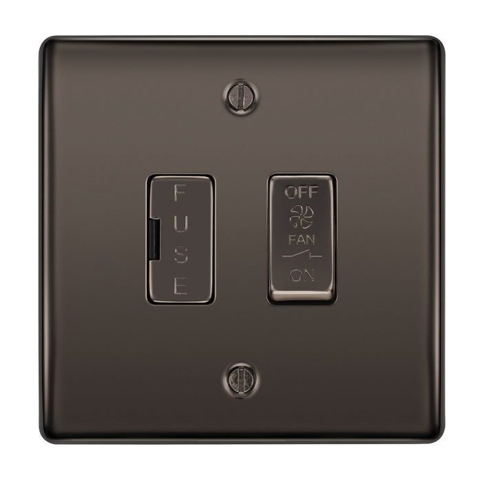 BG Nexus Black Nickel Switches and Sockets Black Inserts Full Range