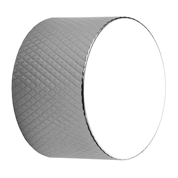 Polished Chrome Knurled Dimmer Knob Universal Replacement D-Shaped
