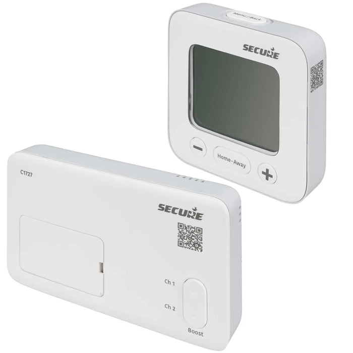 Secure C1727 2 Channel Bluetooth Programmer Smart Thermostat with Receiver