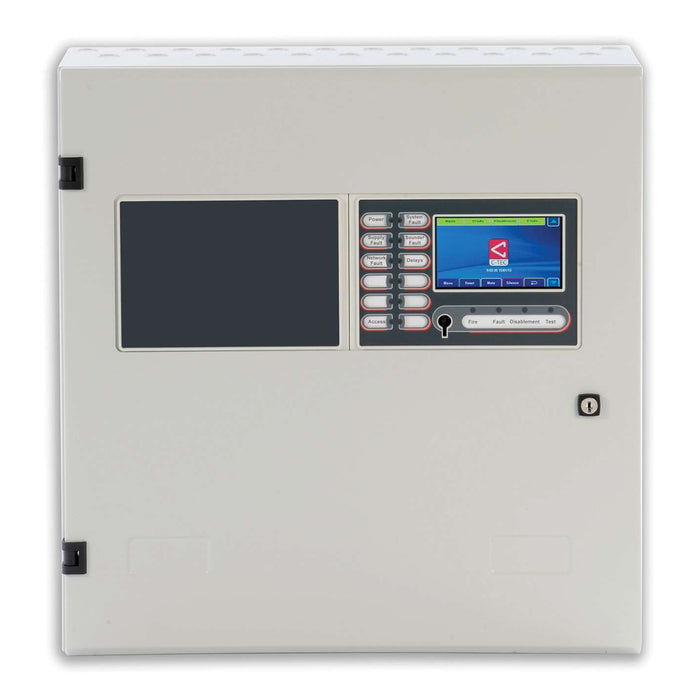 C-TEC ZFP1/X Standard Cabinet 1 Loop Touchscreen Controlled Fire Alarm Panel