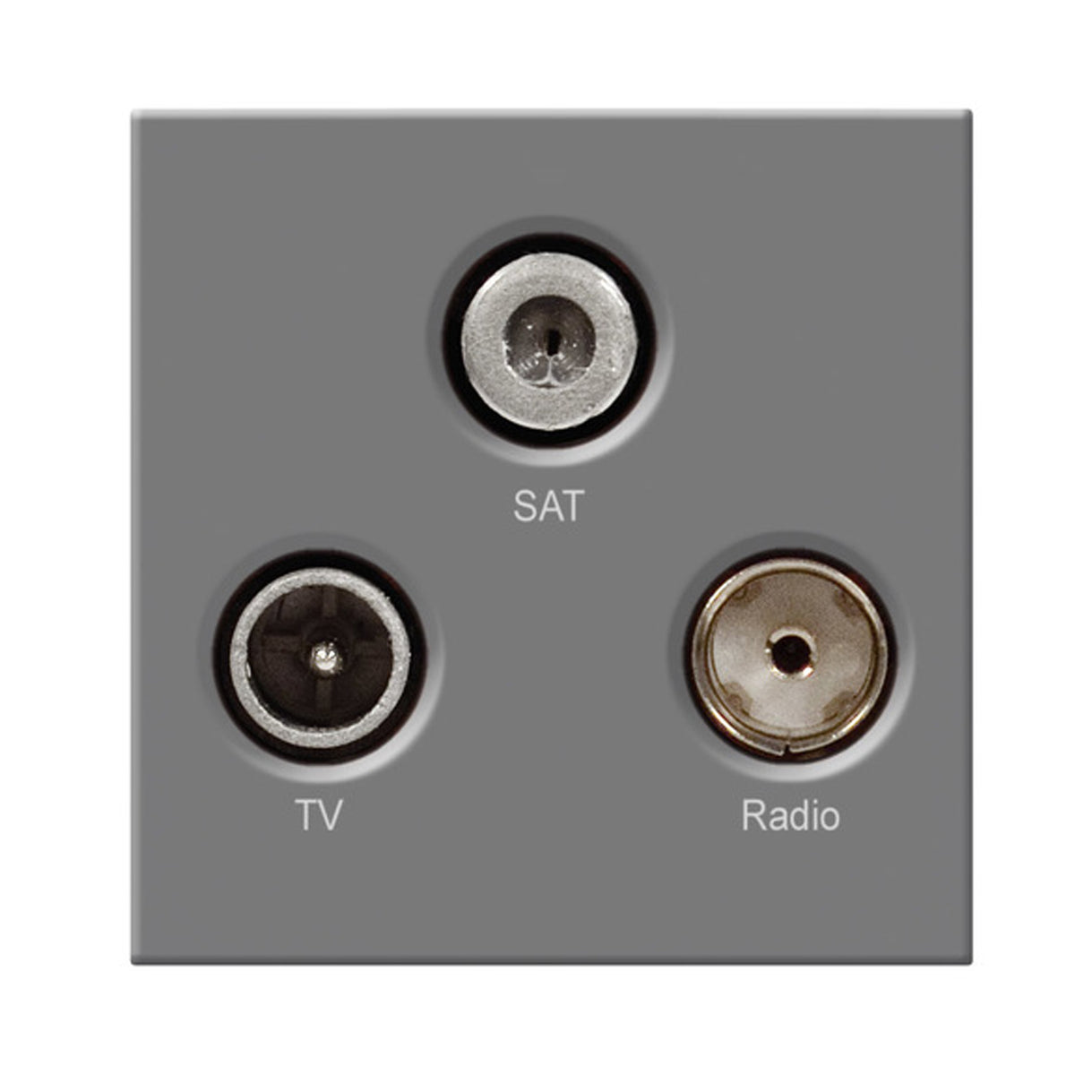 BG Nexus Grey EMTVFMSATG Triplexed TV/ FM DAB/ SAT TV Outlet Euro Modu ...