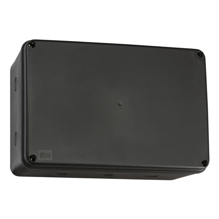 Knightsbridge JB0010BK Outdoor Weatherproof IP66 X Large Outdoor Enclosure Black