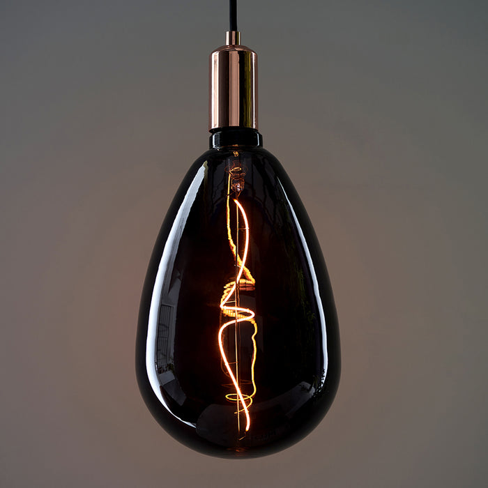 Endon Wisp 98082 E27 Filament Lamp Smoked Tinted Glass