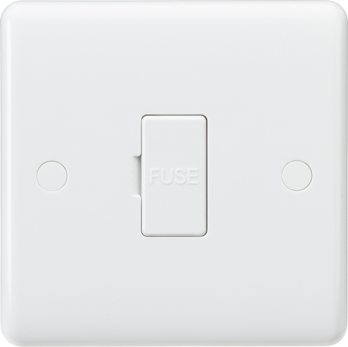 Curved Edge 13A Fused Spur Unit