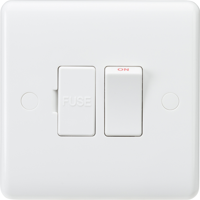 Curved Edge 13A Switched Fused Spur Unit